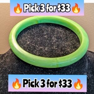 Jadeite Bangle Bracelet - 2 Available - Offers welcome 🔥Pick 3 for $33🔥